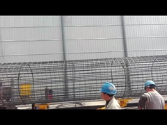 기계 ODM을 용접하여 장비 21KW 철근 새장을 용접하는 터치 스크린 파일 새장