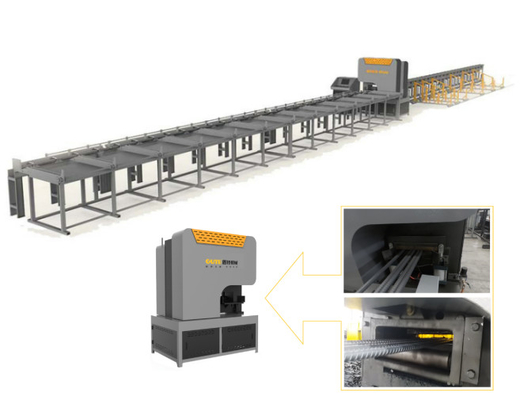 CNC PLC 제어 자동 리버 셰어 라인 100톤 셰어 라인 절단 기계