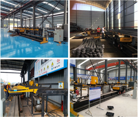 좋은 가격 기계 PLC 제어 5KW/H를 만곡시키는 스틸바 CNC 자동 철근 온라인으로